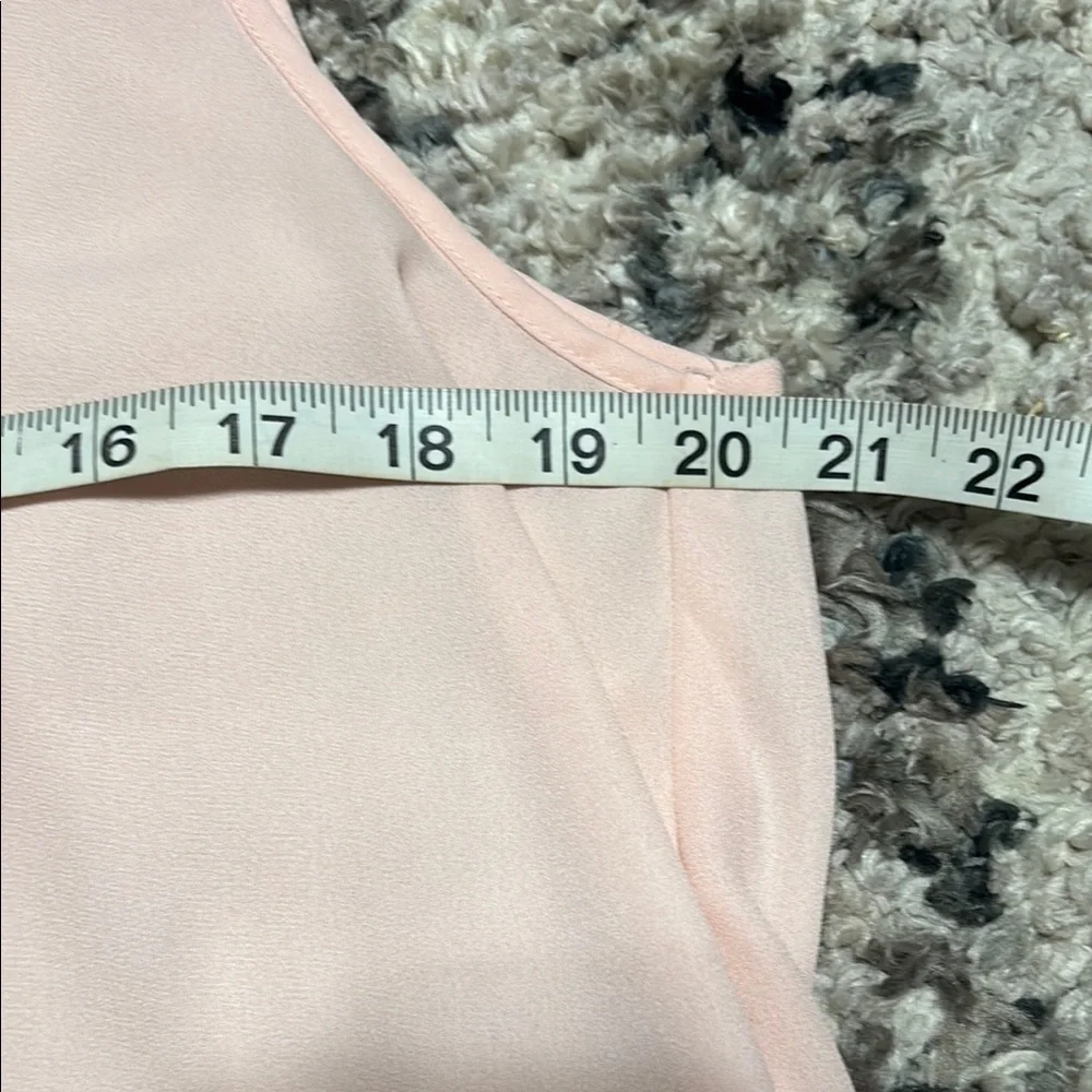 TOP of My Michelle Pink Sleeveless Asymmetrical Blouse with Peter Pan Collar